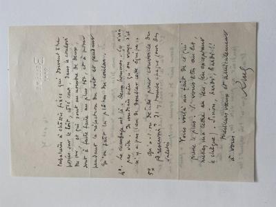 Roger Martin du Gard - Lettre autographe signée 2