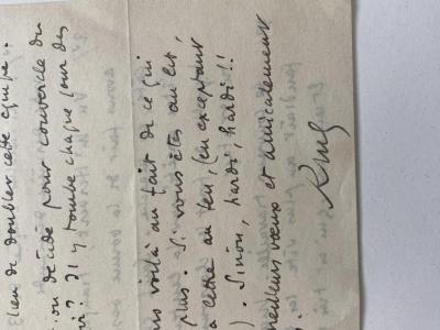 Roger Martin du Gard - Lettre autographe signée 2