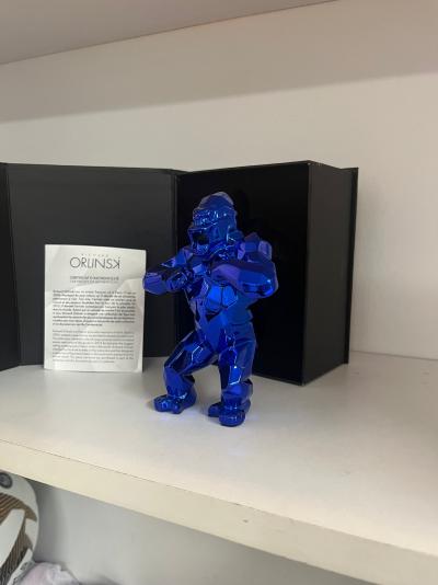 Richard ORLINSKI : Kong Spirit (Blue Edition) - Sculpture originale 2