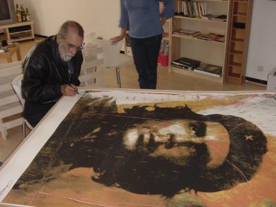 Alberto Korda  - Guerrillero Heroico  -  1960 - Rare Seriraphie originale couleur - Signée - numérotée 2