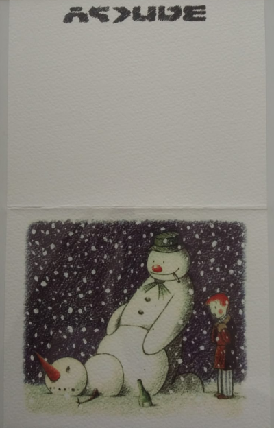 Banksy (after) - Rude Snowman - Christmas Card 2