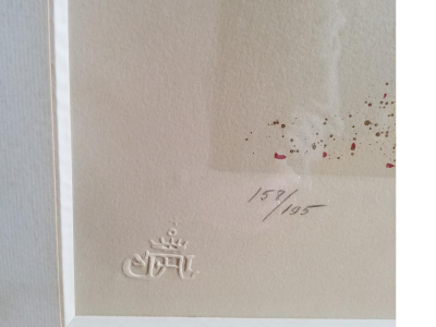 Salvador DALI - Les Fées - Lithographie signée au crayon 2