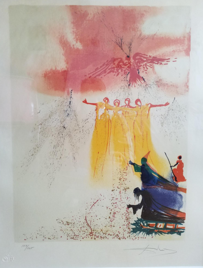 Salvador DALI - Les Fées - Lithographie signée au crayon 2