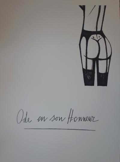 Bernard BUFFET - Ode en son Honneur - Lithographie originale sur vélin - 1970 2