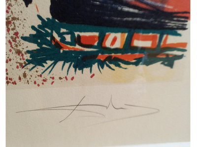 Salvador DALI - Les Fées - Lithographie signée au crayon 2