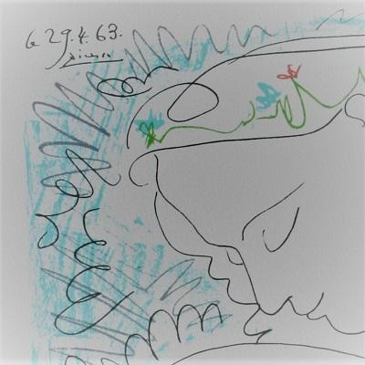 Pablo PICASSO (d’après) -  Maternité - Lithographie 2