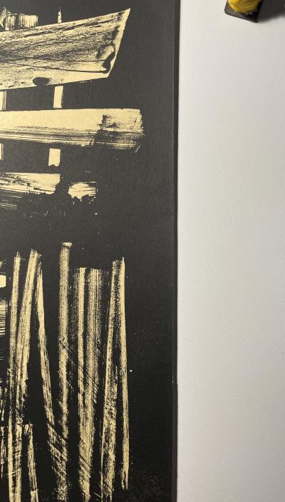 PIERRE SOULAGES - LITHOGRAPHIE N°9, 1959 - LITHOGRAPHIE ORIGINALE 2