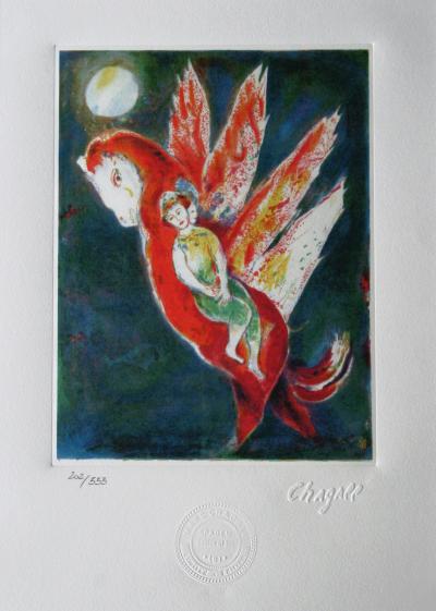 Marc CHAGALL (d’après) - Mille et une nuits, 1985, Lithographie 2